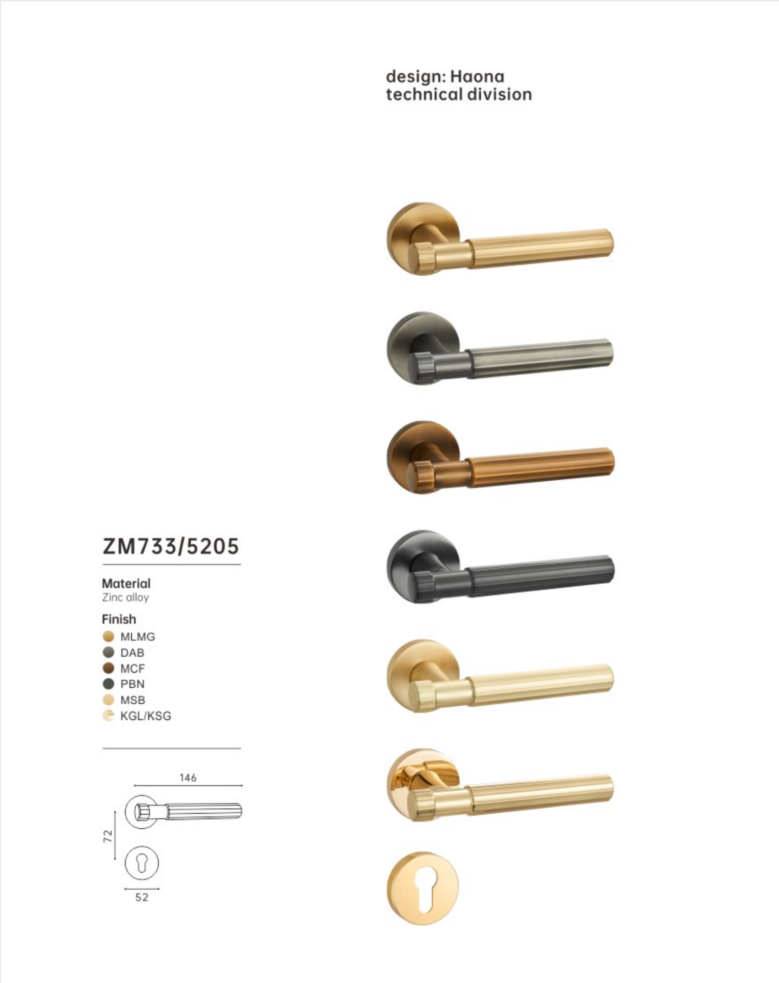 ล็อค ZM733/5205